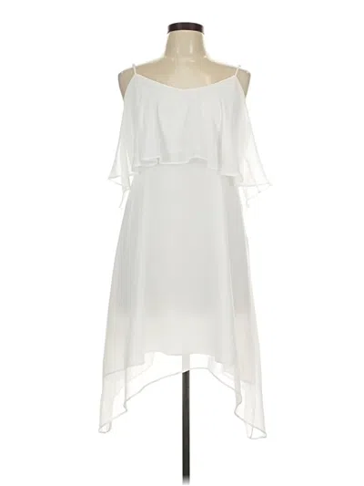 Pre-owned Bcbgeneration Cocktail Dress In White