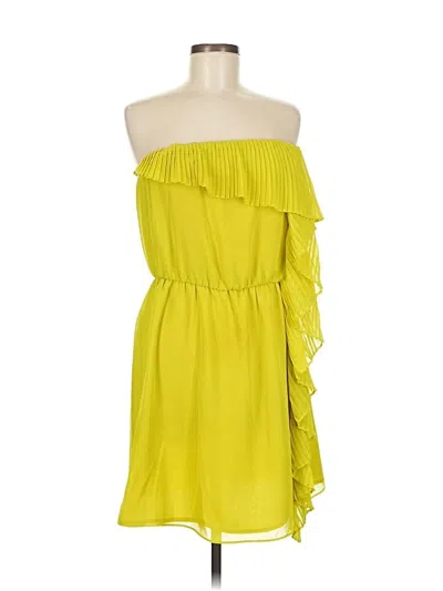 Pre-owned Bcbgeneration Cocktail Dress In Yellow