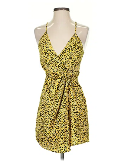 Pre-owned Bcbgeneration Cocktail Dress In Yellow