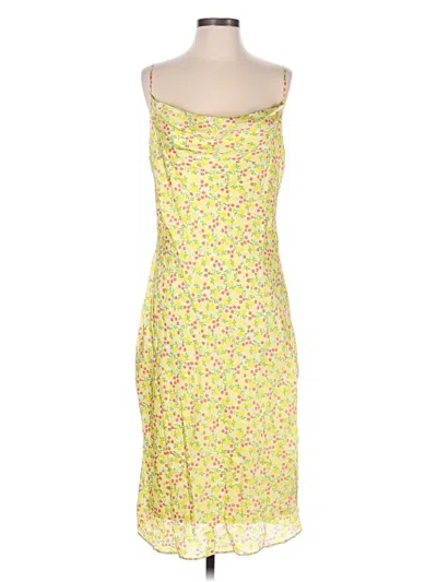 Pre-owned Bcbgeneration Cocktail Dress In Yellow