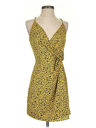 Pre-owned Bcbgeneration Cocktail Dress In Yellow