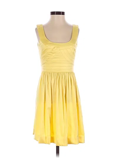 Pre-owned Bcbgeneration Cocktail Dress In Yellow