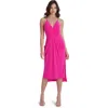 Bcbgeneration Della Womens Sleeveless Party Midi Dress In Pink
