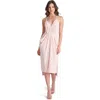 Bcbgeneration Della Womens Sleeveless Party Midi Dress In Pink