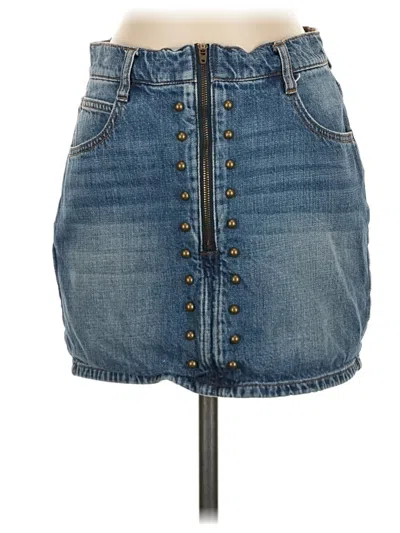 Pre-owned Bcbgeneration Denim Skirt In Blue