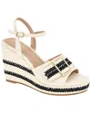 Bcbgeneration Elo Raffia Wedge