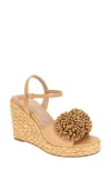 Bcbgeneration Erika Braided Wedge Sandal In Tan