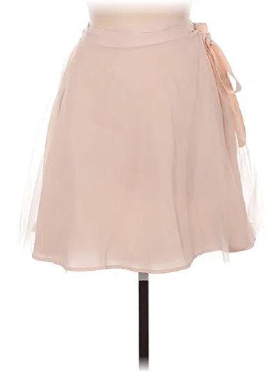 Pre-owned Bcbgeneration Formal Skirt In Tan