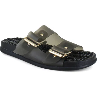 Bcbgeneration Gelly Slide Sandal In Black