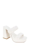 Bcbgeneration Gemma Platform Slide Sandal In Cloud Dancer