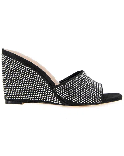 Bcbgeneration Giani Wedge Slide Sandal In Black Clear