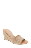 Bcbgeneration Giani Wedge Slide Sandal In Tan-clear