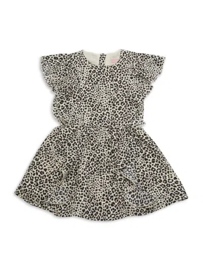 Bcbgeneration Kids'  Girl's Printed Crepe Ruffle Dress