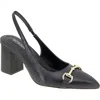 Bcbgeneration Women's Glastin Slingback Block Heel Pumps In Black