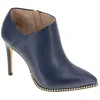 Bcbgeneration Hadix Womens Studded Faux Leather Booties In Blue