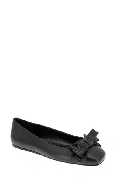 Bcbgeneration Haniba Bow Flat In Black