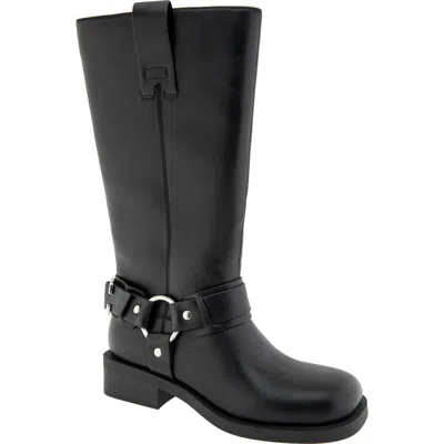 Bcbgeneration Hardin Faux Leather Tall Boot In Black