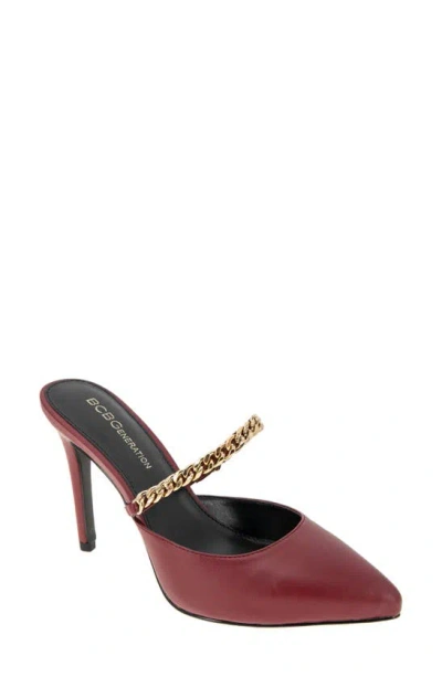 Bcbgeneration Havinda Chain Mule In Rhubarb