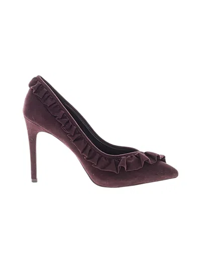 Pre-owned Bcbgeneration Heels In Burgundy