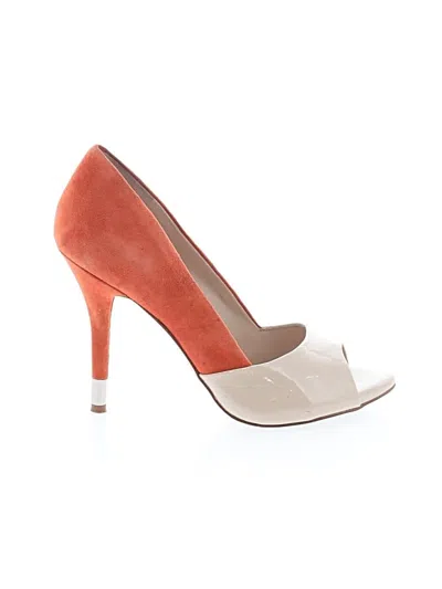 Pre-owned Bcbgeneration Heels In Orange