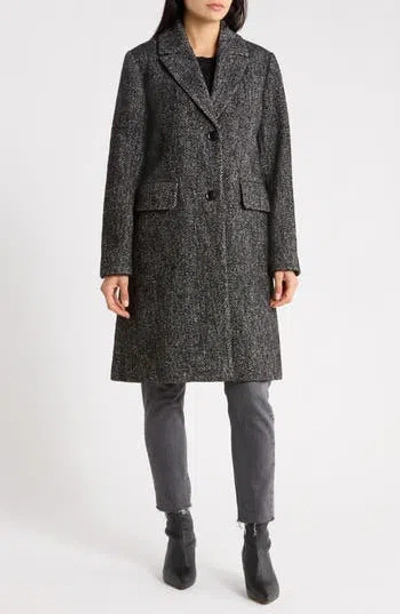 Bcbgeneration Herringbone Walker Coat In Gray