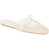 Bcbgeneration Hildana Bow Mule In White Daisy