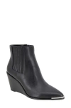 Bcbgeneration Jacksin Pointed Toe Wedge Bootie In Black