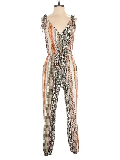 Pre-owned Bcbgeneration Jumpsuit In Ivory