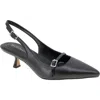 Bcbgeneration Women's Kami Kitten Heel Slingback Mary Jane Pumps In Black