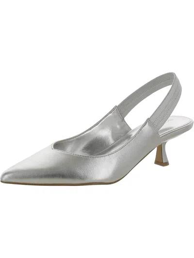 Bcbgeneration Kayla Slingback Pointed Toe Pump In Silver