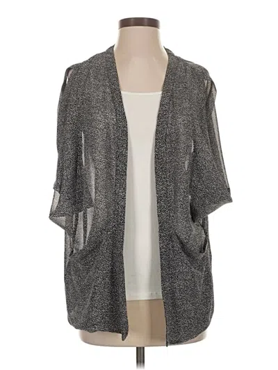 Pre-owned Bcbgeneration Kimono In Gray