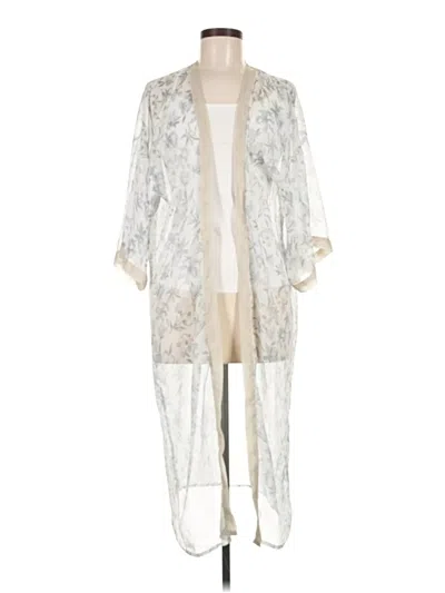 Pre-owned Bcbgeneration Kimono In Silver