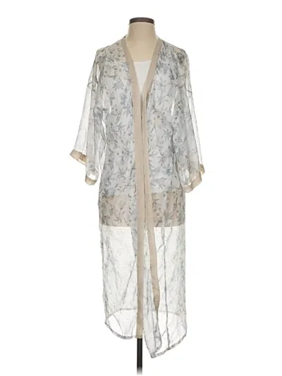 Pre-owned Bcbgeneration Kimono In White