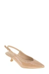 Bcbgeneration Kira Slingback Kitten Heel Pump In Brown