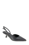 Bcbgeneration Kittie Pointed Toe Half D'orsay Slingback Pump In Black
