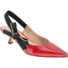 Bcbgeneration Kodari Slingback Kitten Heel Pump In Lipstick