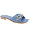 Bcbgeneration Women's Laffi Rhinestone Bow Flat Mules