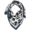 Bcbgeneration Leopard Print Square Scarf In Black