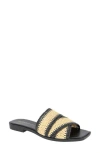 Bcbgeneration Women's Lileen Raffia Sandals In Black/natural