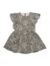 Bcbgeneration Girl's Printed Crepe Ruffle Dress