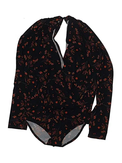 Pre-owned Bcbgeneration Long Sleeve Blouse In Black