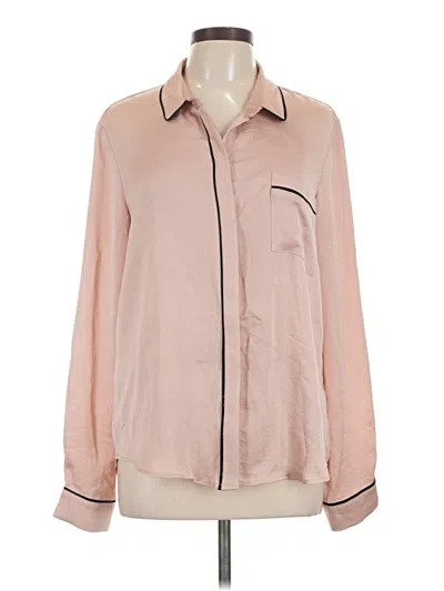 Pre-owned Bcbgeneration Long Sleeve Blouse In Pink