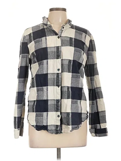 Pre-owned Bcbgeneration Long Sleeve Button Down Shirt In Gray