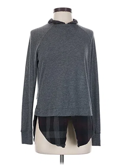 Pre-owned Bcbgeneration Long Sleeve Top Gray Turtleneck Tops