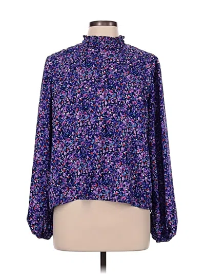 Pre-owned Bcbgeneration Long Sleeve Turtleneck In Purple