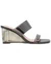 Bcbgeneration Lorie Wedge Slide Sandal In Black