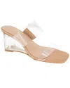 Bcbgeneration Lorie Wedge Slide Sandal In Brown
