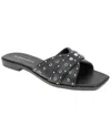 Bcbgeneration Lucca Womens Studded Faux Leather Slide Sandals