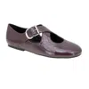 Bcbgeneration Maya Mary Jane Flat In Burgundy