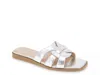 Bcbgeneration Bcbg Meltem Square Toe Slide Sandal In Silver
